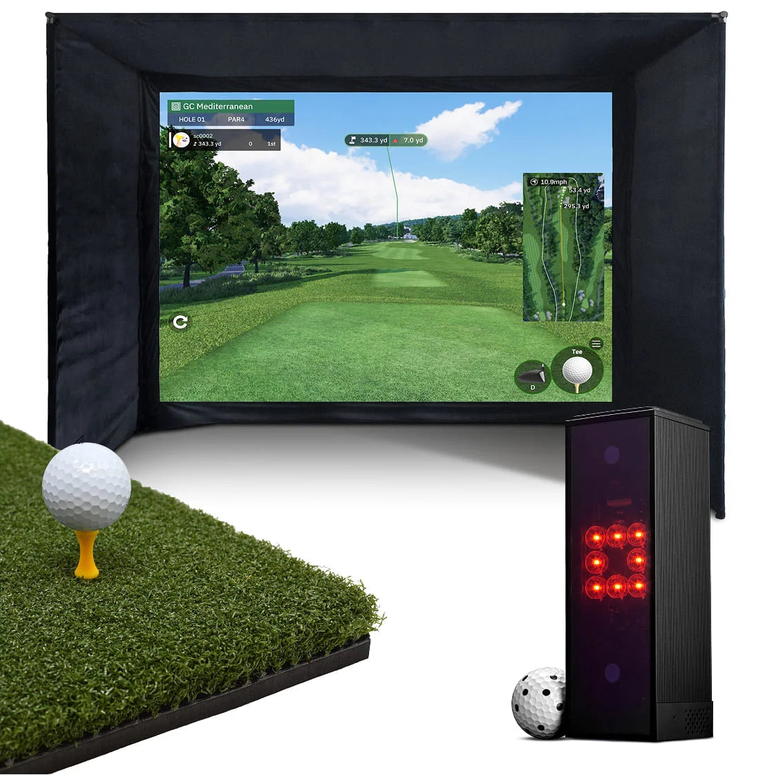 Square Golf Home Simulator Bundle