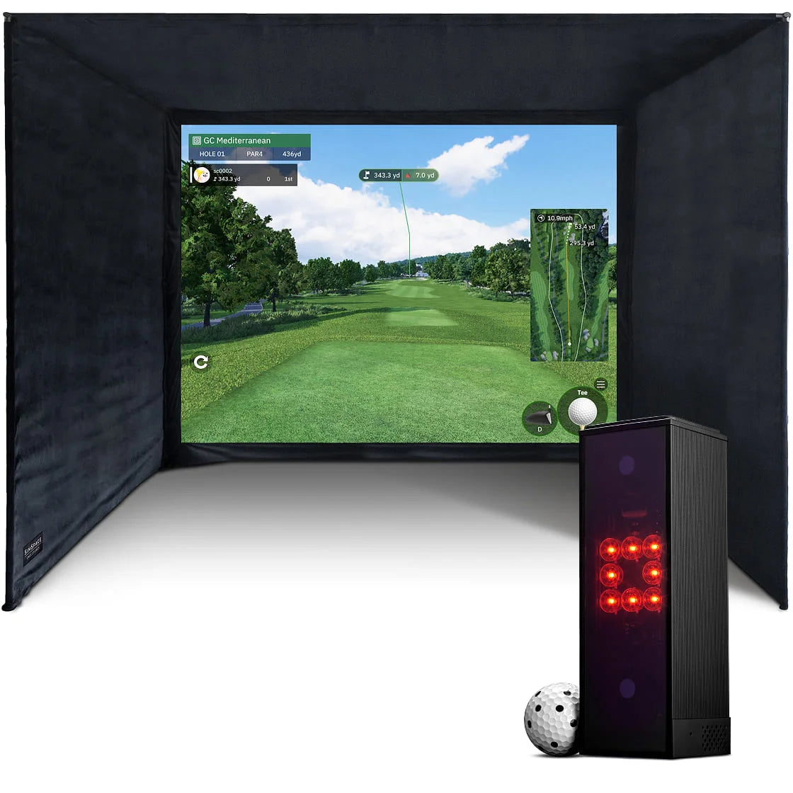 Square Golf Home Simulator Bundle