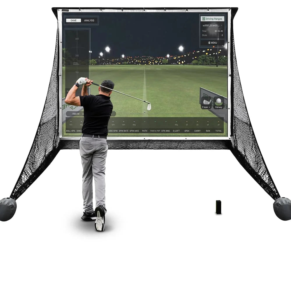 Quadratisches Golf-Übungsnetz-Paket