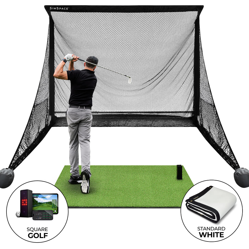 Square Golf Practice Net Bundle
