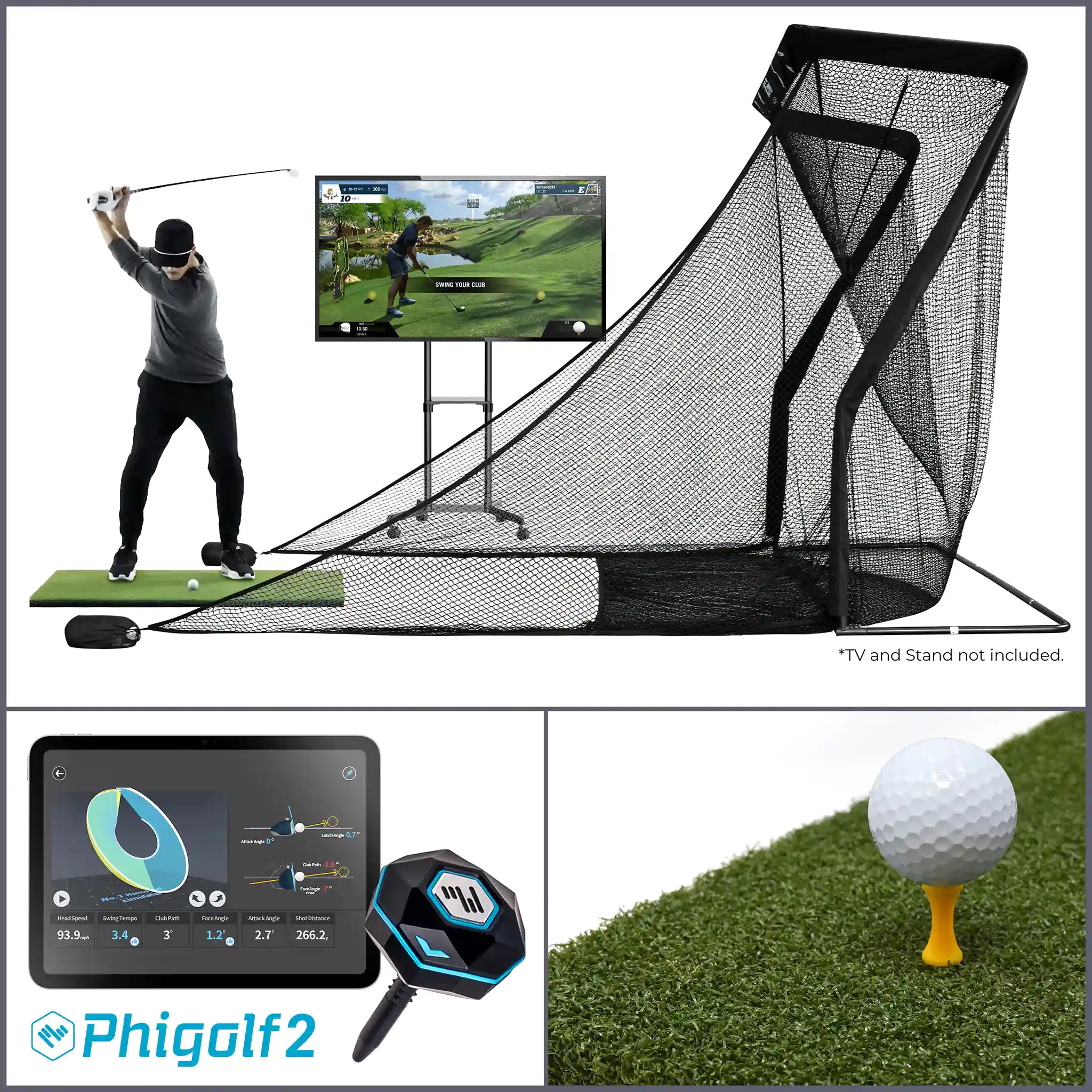 Phigolf 2 WGT Simulator Bundle - SimSpace Golf