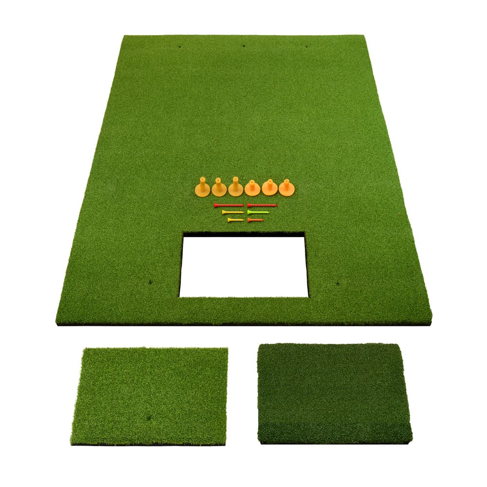 Standard Slim Switchable Hitting Mat 1.5m x 1.2m (4' 11" x 3' 11")