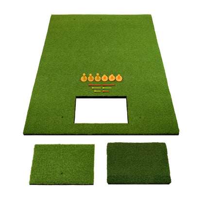 Standard Slim Switchable Hitting Mat 1.5m x 1.2m (4' 11" x 3' 11")