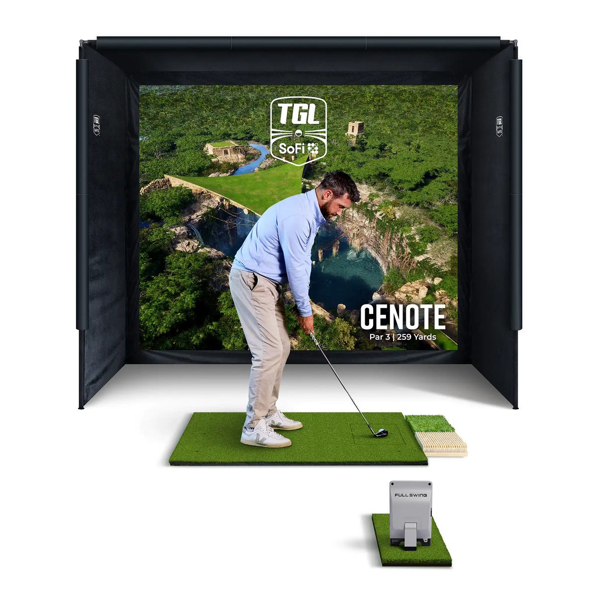 Ensemble d'enceintes de golf pour stade