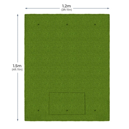 Standard Slim Switchable Hitting Mat 1.5m x 1.2m (4' 11" x 3' 11")