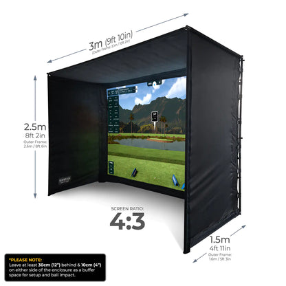 SimSpace Golf Enclosure (6 Sizes)