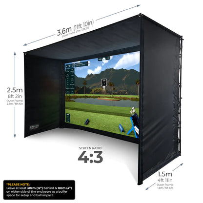 SimSpace Golf Enclosure (6 Sizes)