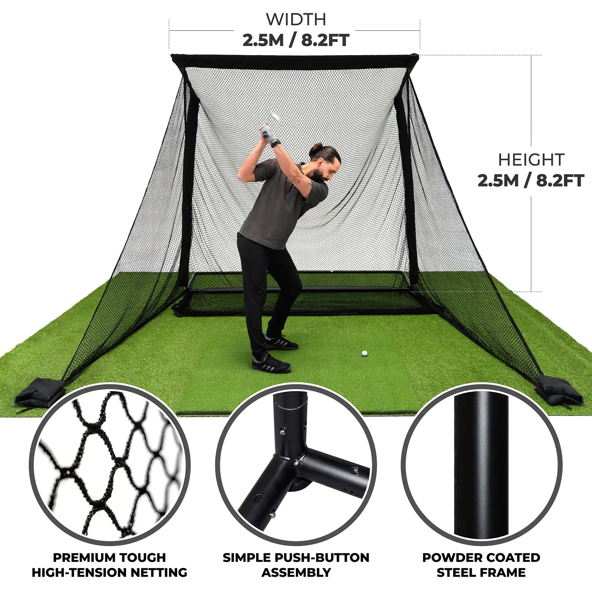 Phigolf 2 Net Bundle - SimSpace Golf Phigolf 2 Net Bundle - SimSpace Golf