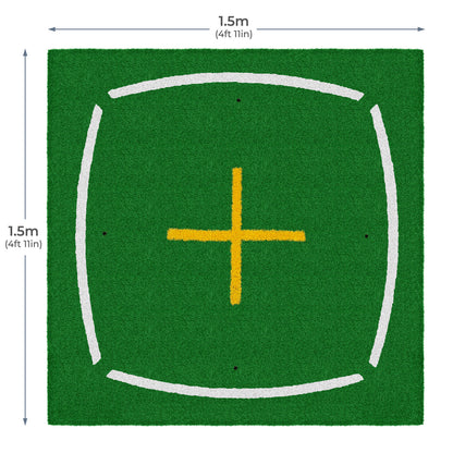 Teaching Hitting Mat 1.5m x 1.5m (4' 11" x 4' 11")