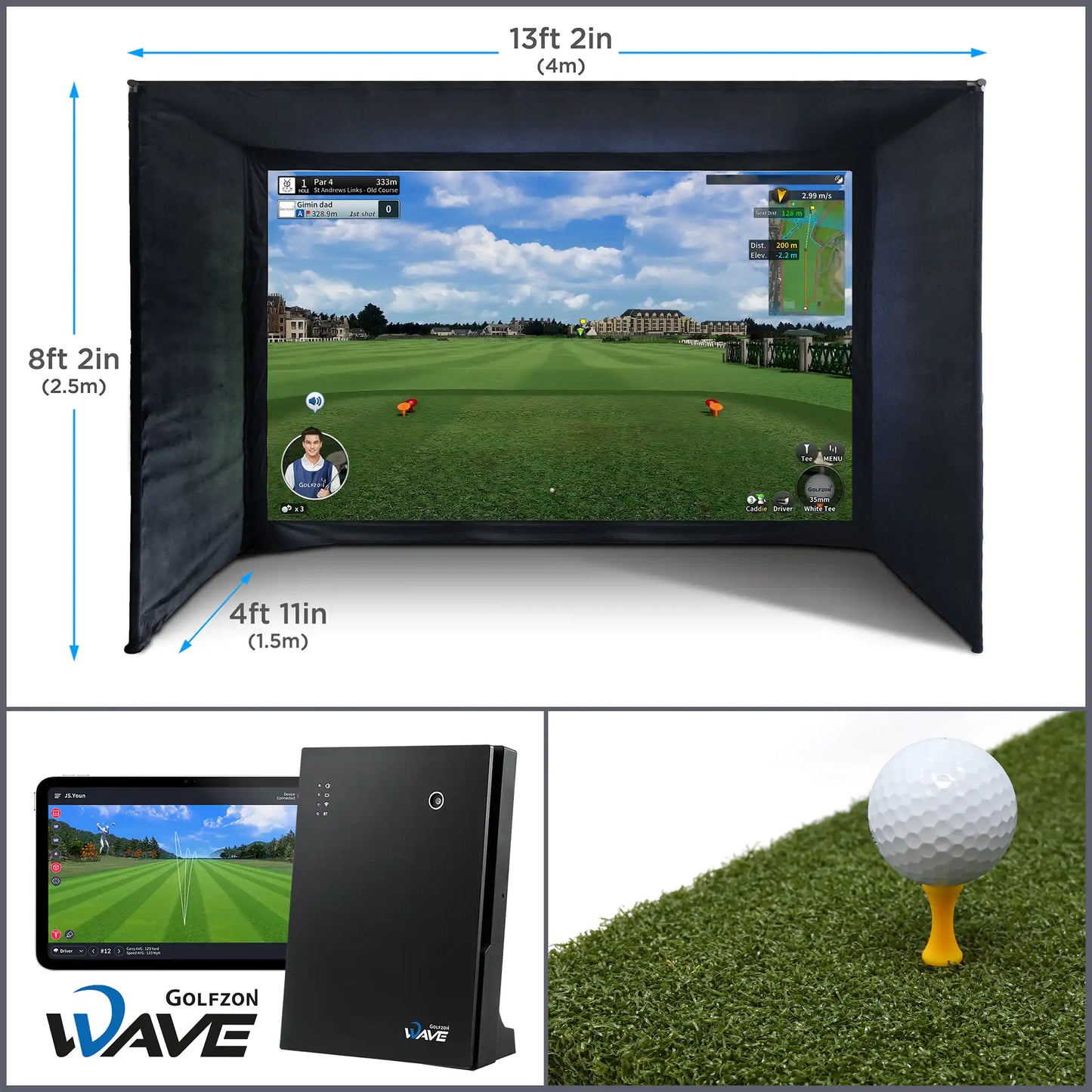 Golfzon Wave & SimSpace Bundle SIM/004