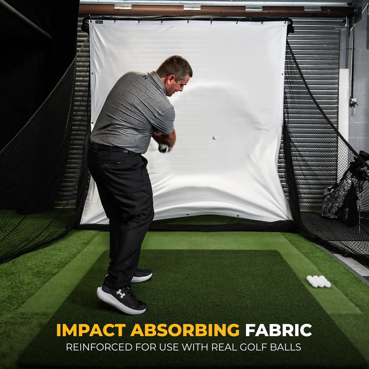 SimSpace Deluxe Practice Net + Impact Screen