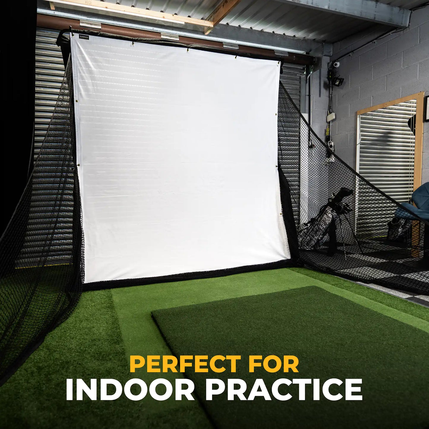 SimSpace Deluxe Practice Net + Impact Screen