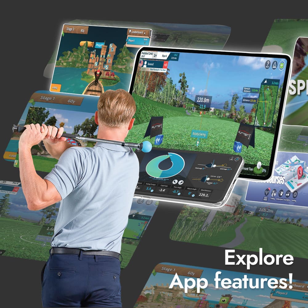 新品未使用✨ Phigolf 2 スマートゴルフシミュレーター 定価35800円 SimSpace Golf - Phigolf 2 Flex Mobile & Home Simulator