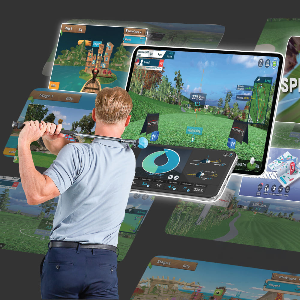 SimSpace Golf - Phigolf 2 Flex Mobile & Home Simulator
