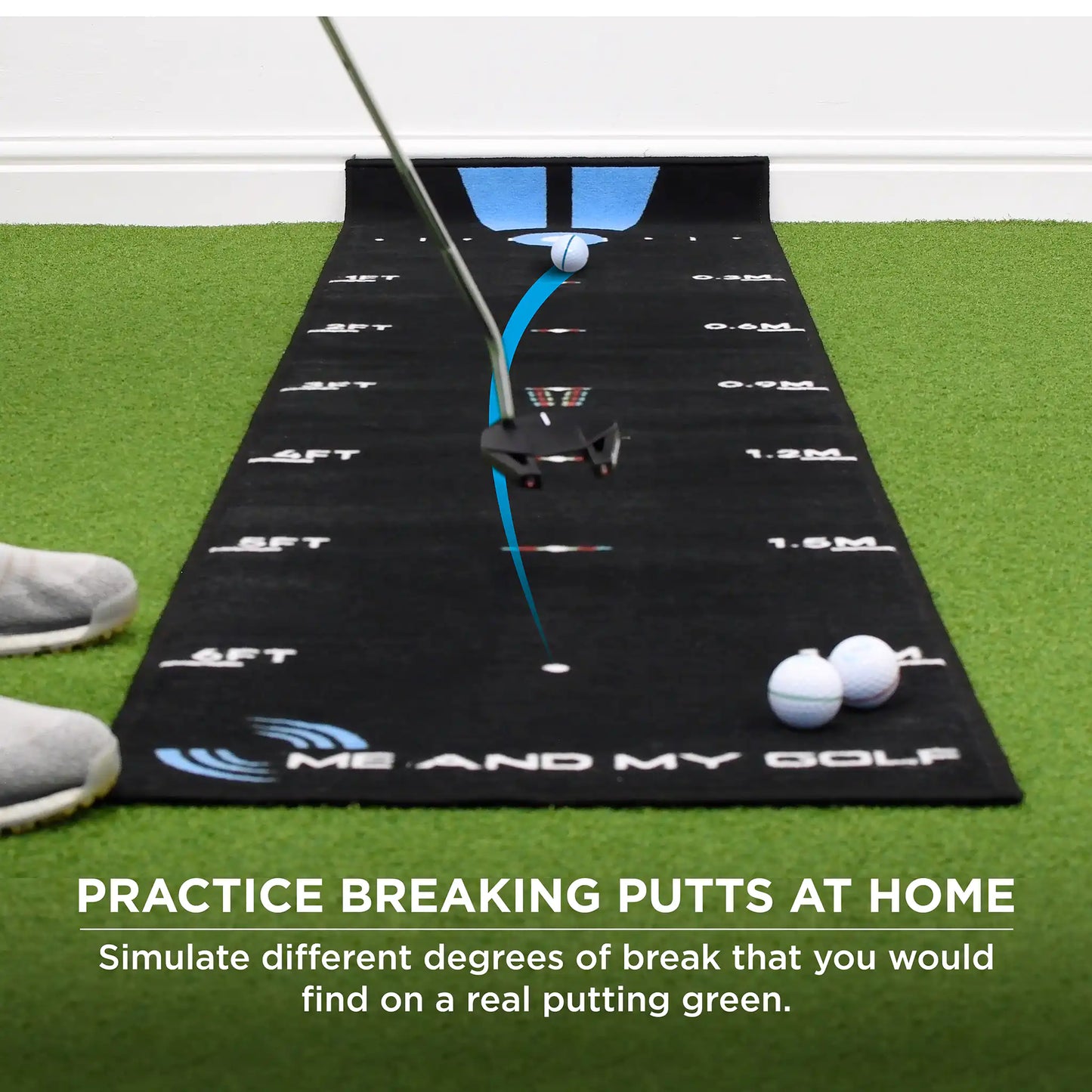 The Breaking Ball Putting Mat (7ft)