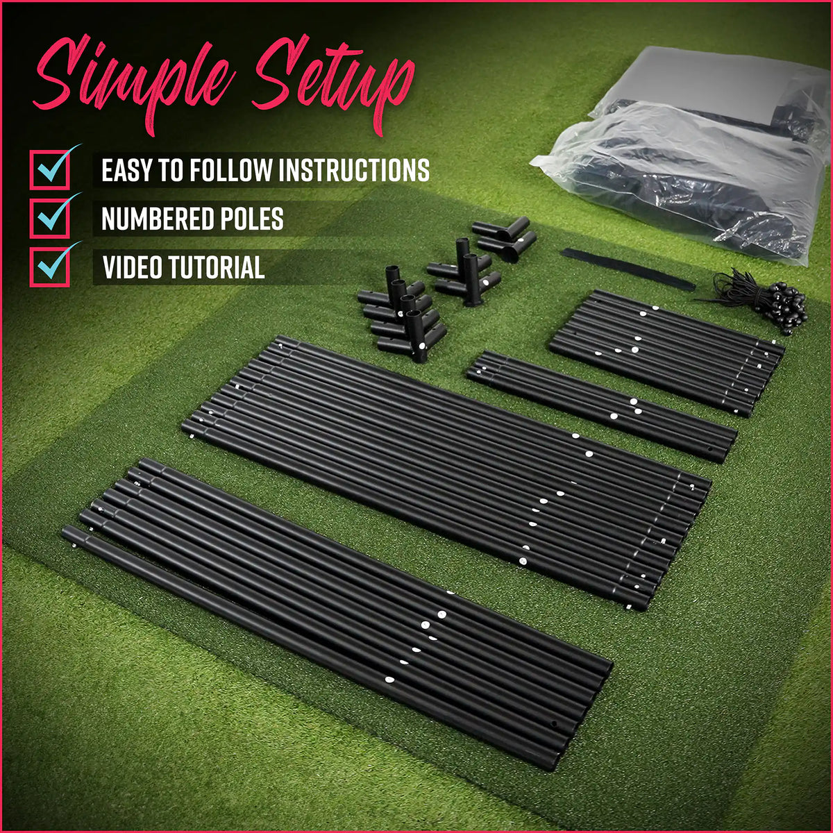 Ensemble d'enceintes de golf pour stade