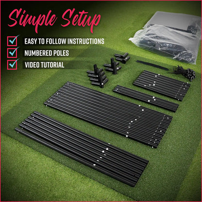 Ensemble d'enceintes de golf pour stade