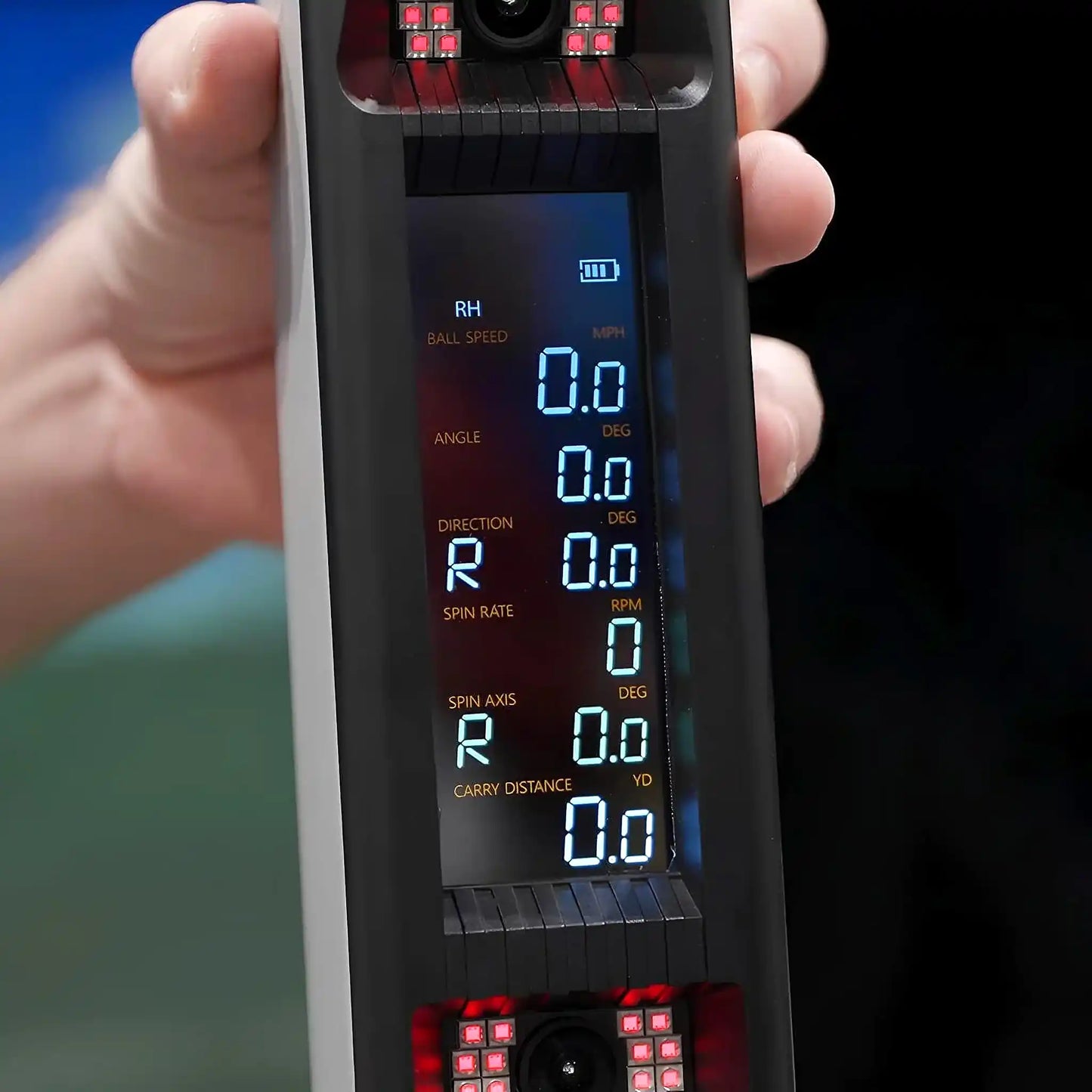 Square Golf Omni screen close up