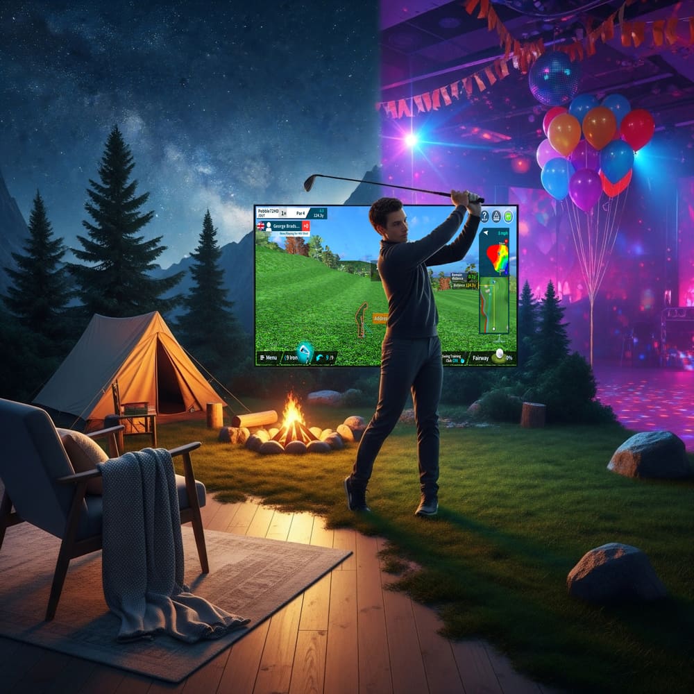 Phigolf 2 Flex Mobile & Home Smart Simulator