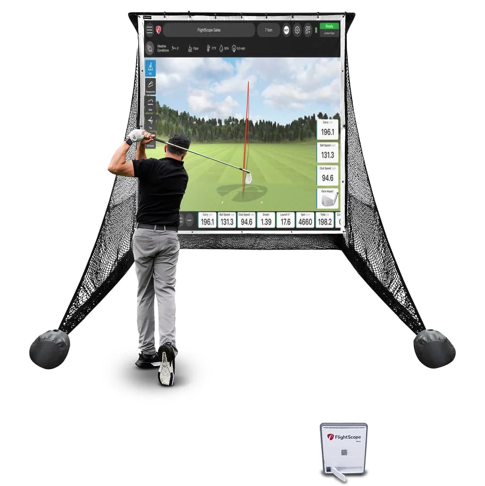 FlightScope Mevo+ Practice Net Bundle - SimSpace Golf