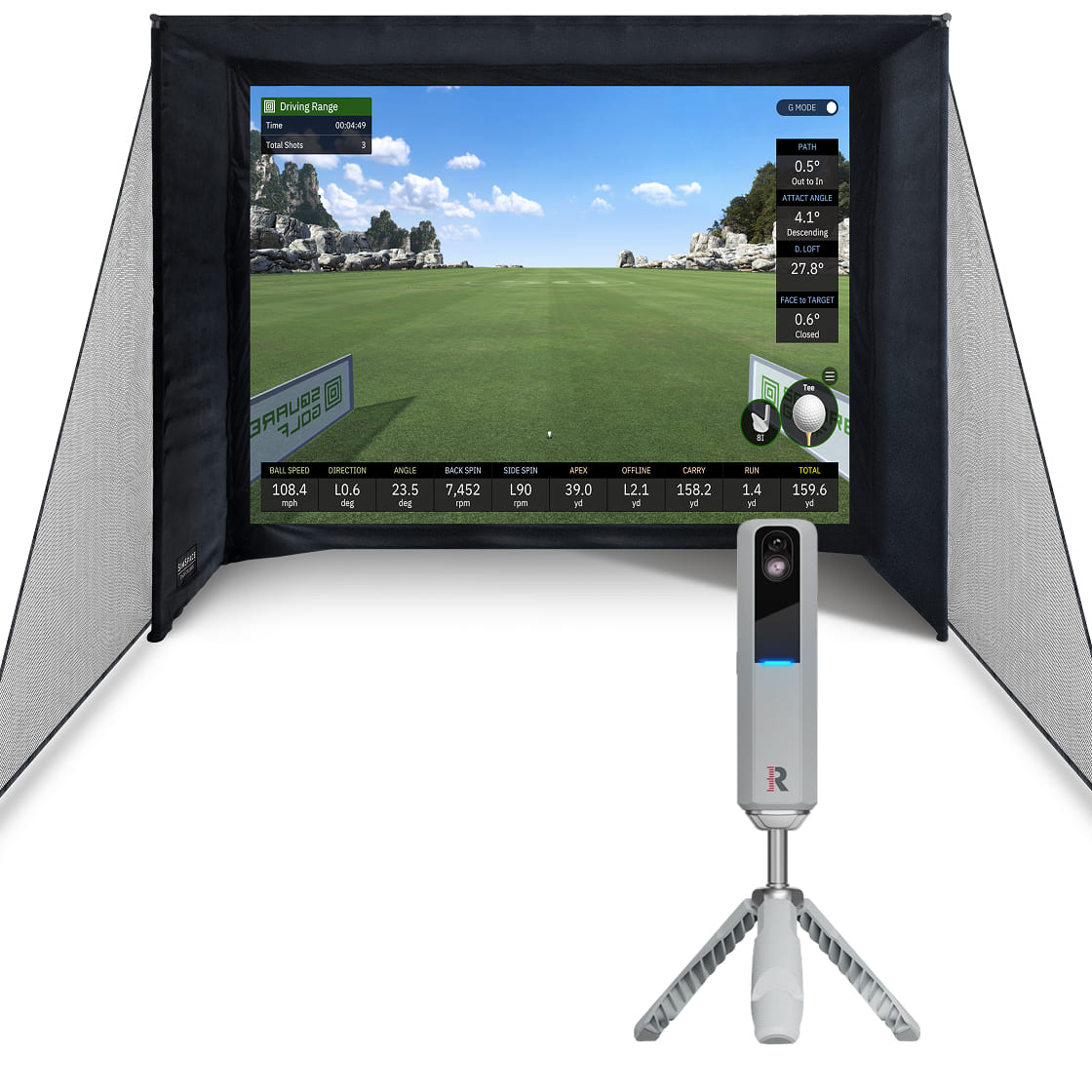 gapsado MLM2　PRO Rapsodo® MLM2PRO Mobile Launch Monitor + Golf Simulator