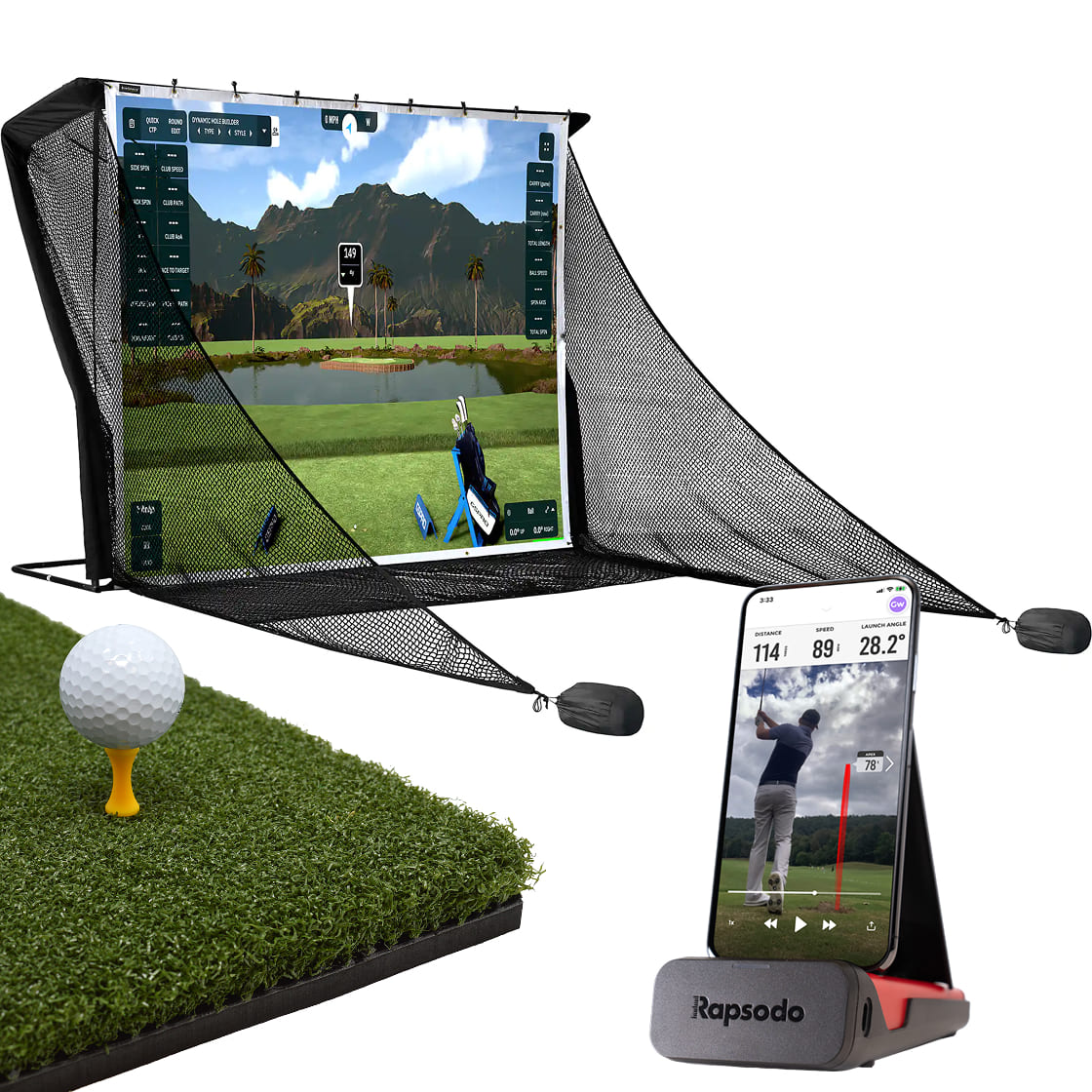 Rapsodo MLM Practice Net Bundle
