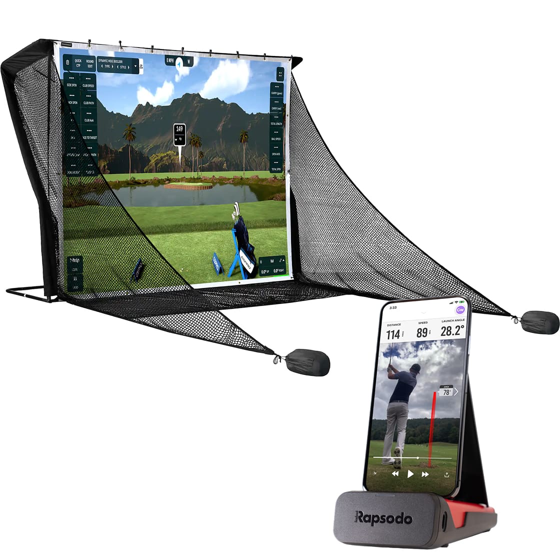 Rapsodo MLM Practice Net Bundle