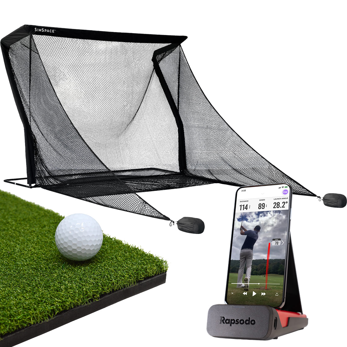 Rapsodo MLM Practice Net Bundle