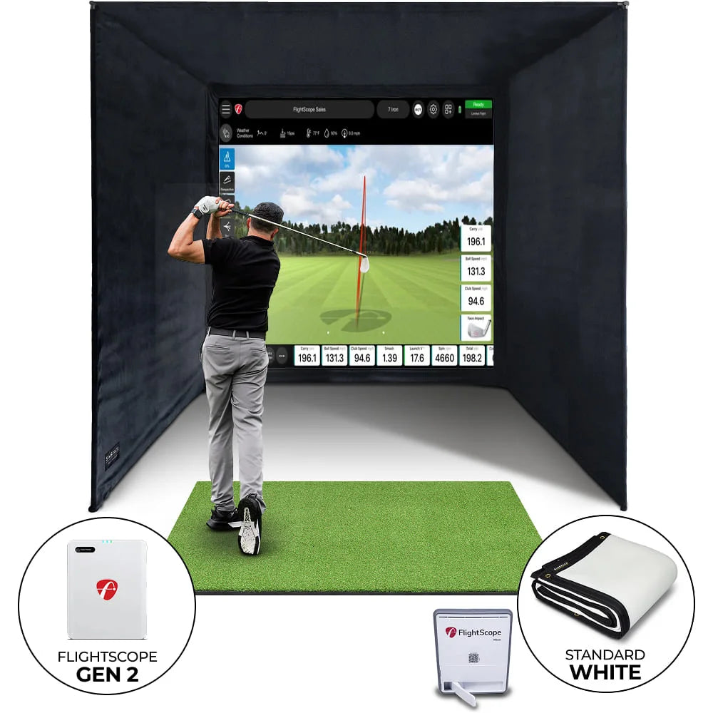 FlightScope Mevo Gen2 Home Simulator Bundle