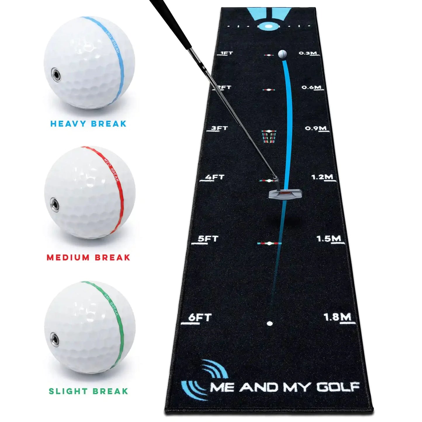 The Breaking Ball Putting Mat (7ft)