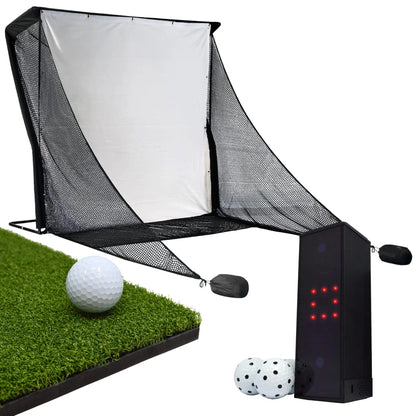 Quadratisches Golf-Übungsnetz-Paket