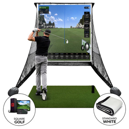 Square Golf Practice Net Bundle