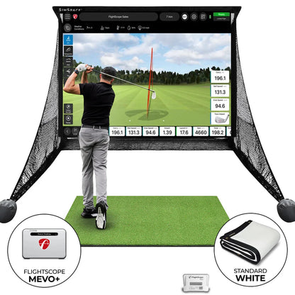 FlightScope Mevo+ Practice Net Bundle