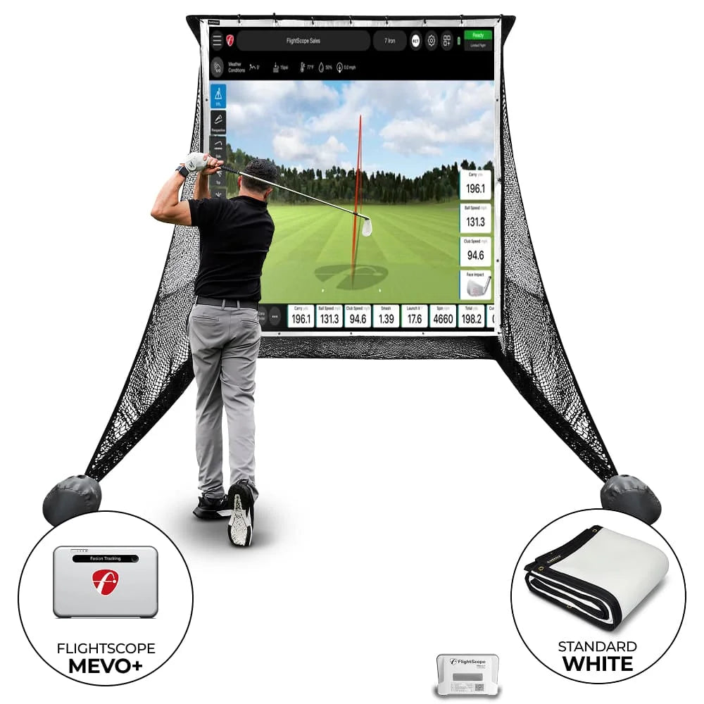 FlightScope Mevo+ Practice Net Bundle