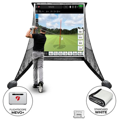 FlightScope Mevo+ Practice Net Bundle