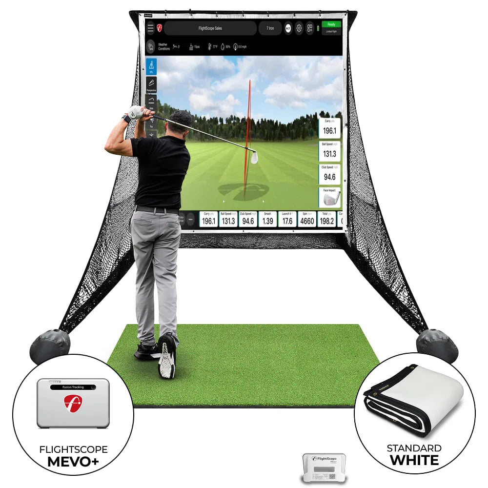 FlightScope Mevo+ Practice Net Bundle