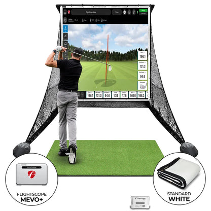 FlightScope Mevo+ Practice Net Bundle