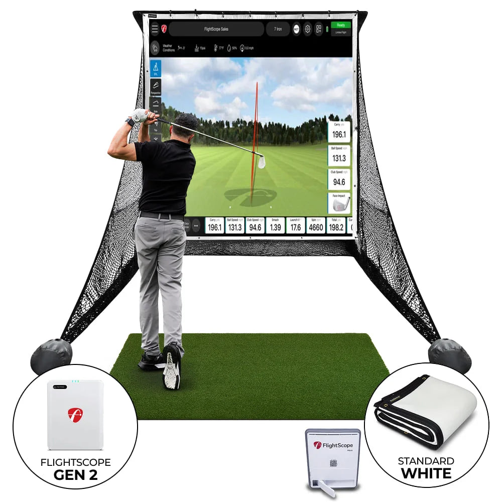 FlightScope Mevo Gen2 Practice Net Bundle