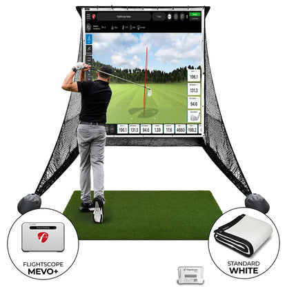 FlightScope Mevo+ Practice Net Bundle