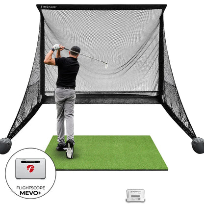 FlightScope Mevo+ Practice Net Bundle