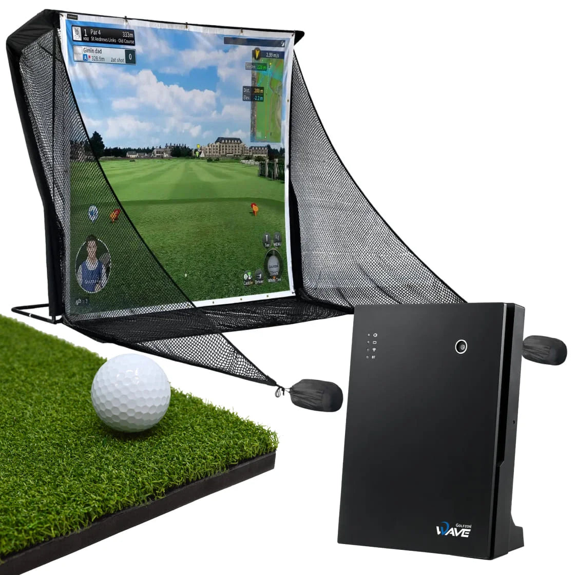 Golfzon WAVE Practice Net Bundle