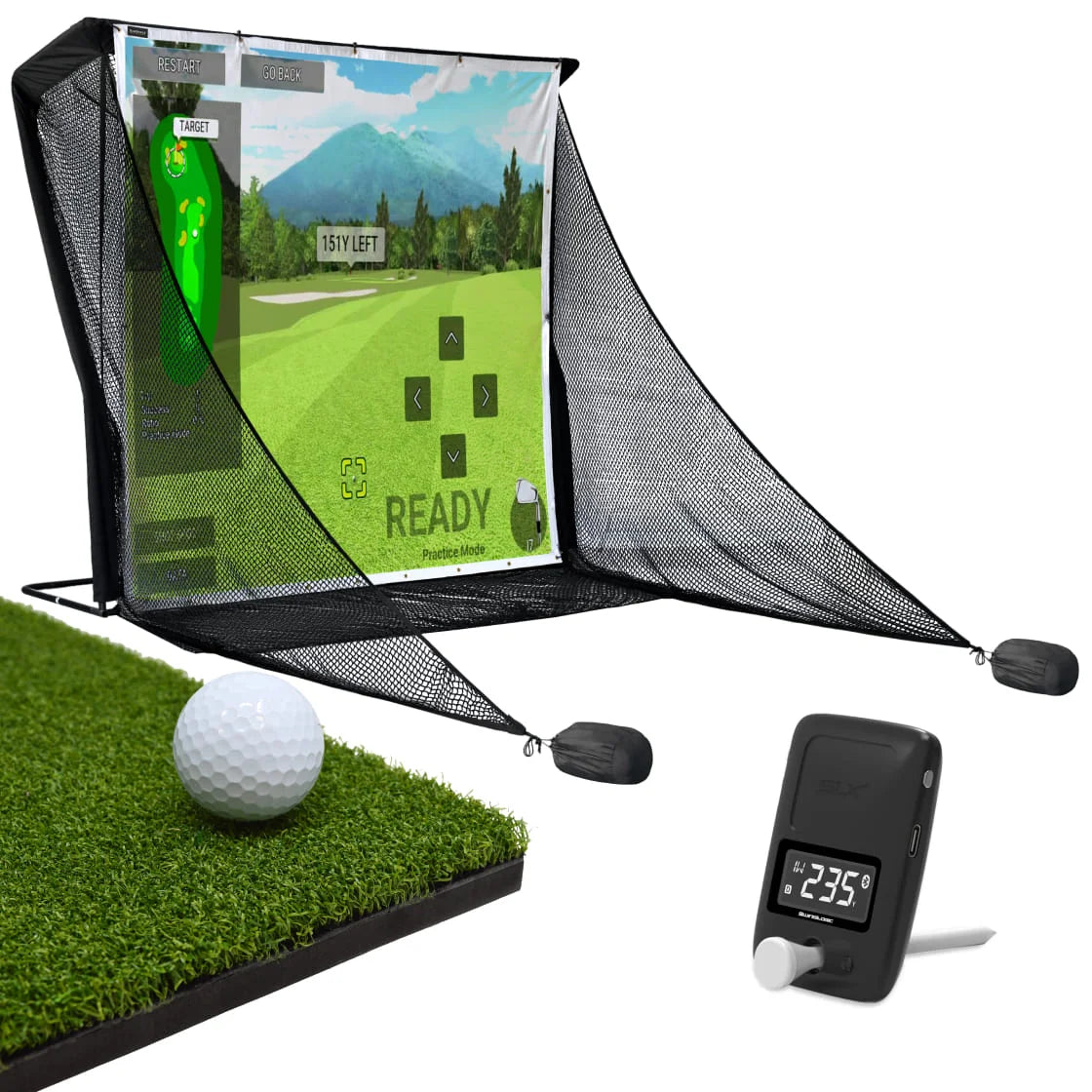 SLX Hybrid Mini Practice Net Bundle