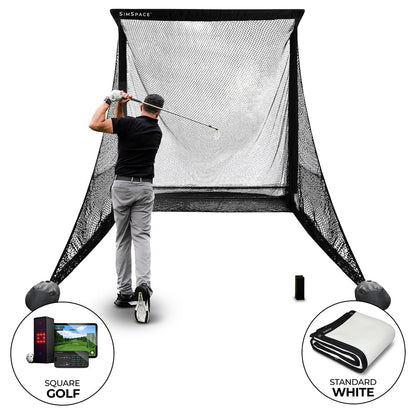 Square Golf Practice Net Bundle