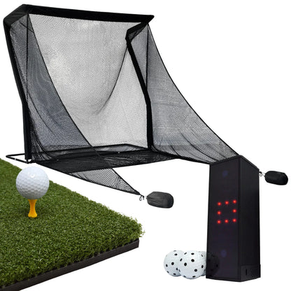 Quadratisches Golf-Übungsnetz-Paket