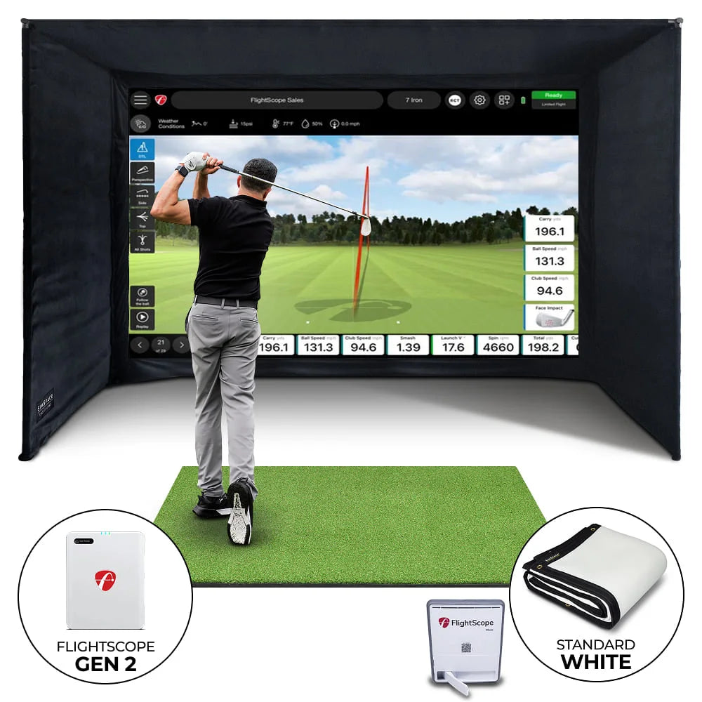FlightScope Mevo Gen2 Home Simulator Bundle