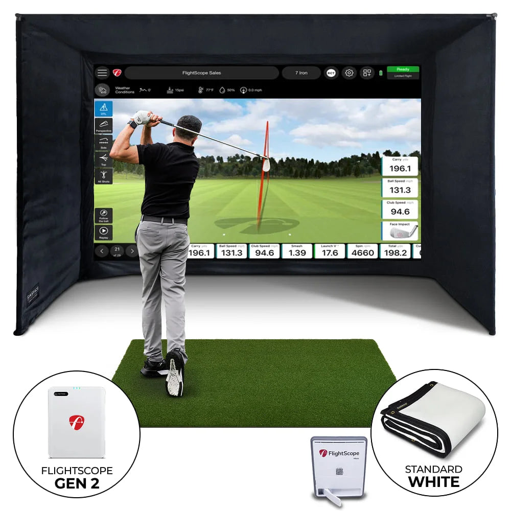 FlightScope Mevo Gen2 Home Simulator Bundle