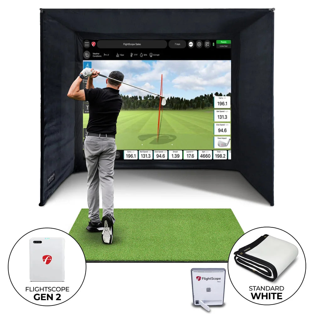 FlightScope Mevo Gen2 Home Simulator Bundle
