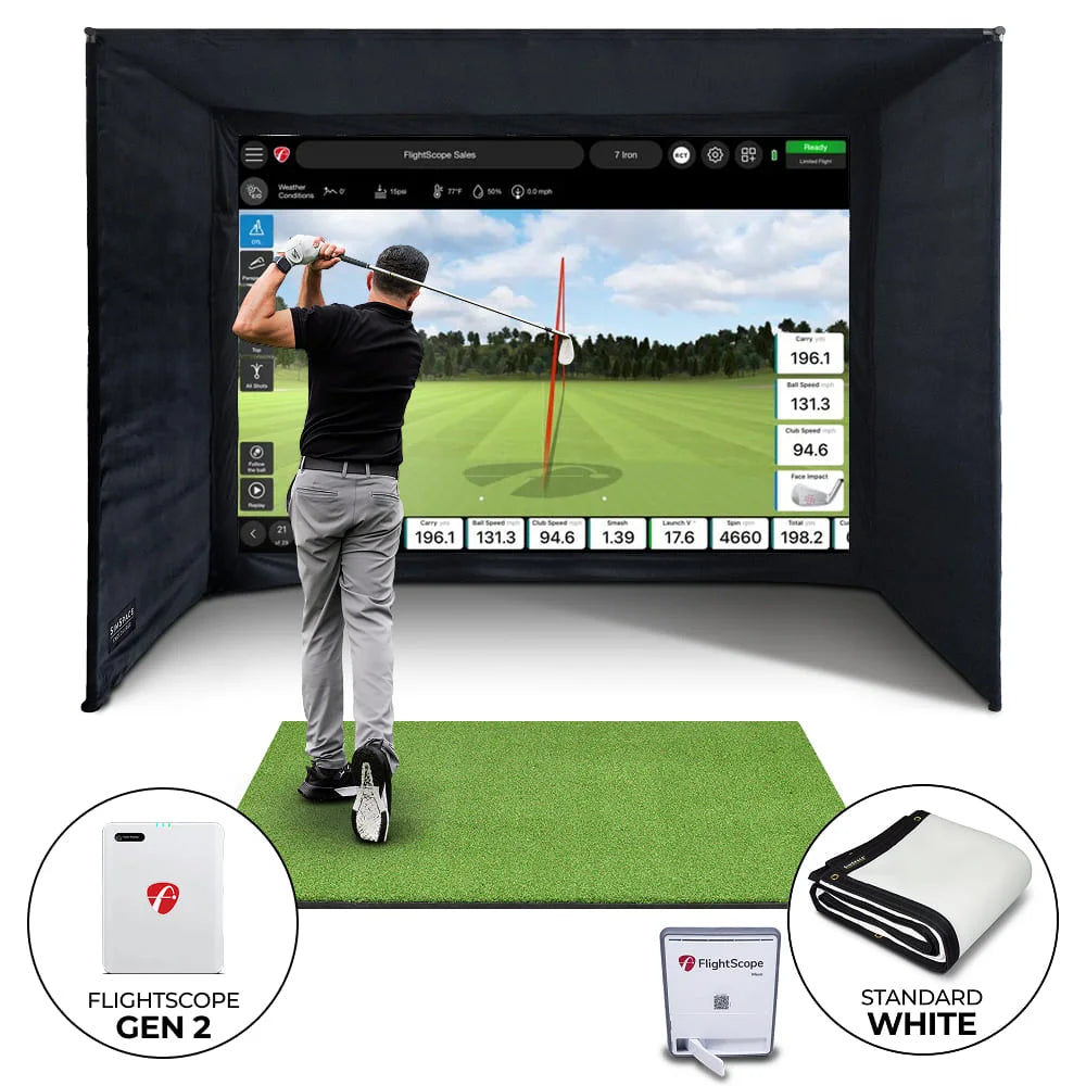 FlightScope Mevo Gen2 Home Simulator Bundle
