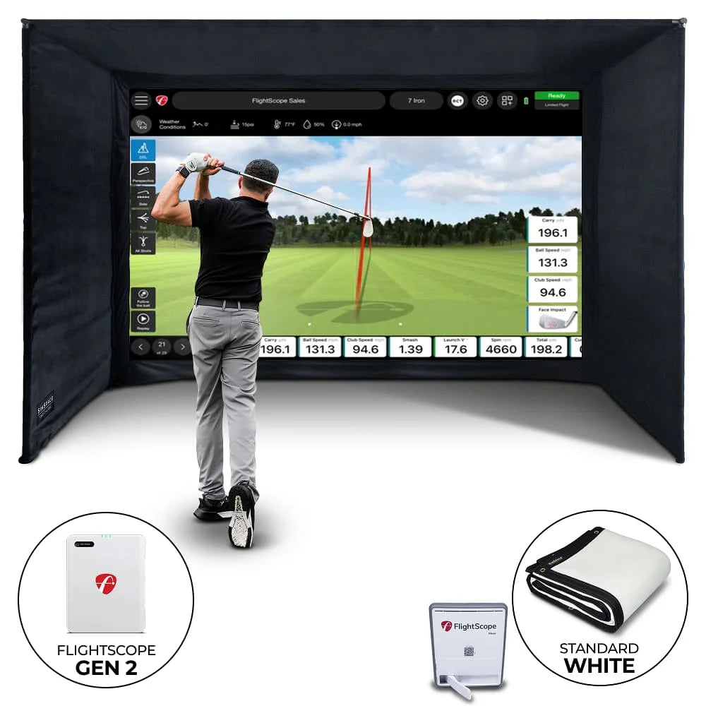 FlightScope Mevo Gen2 Home Simulator Bundle