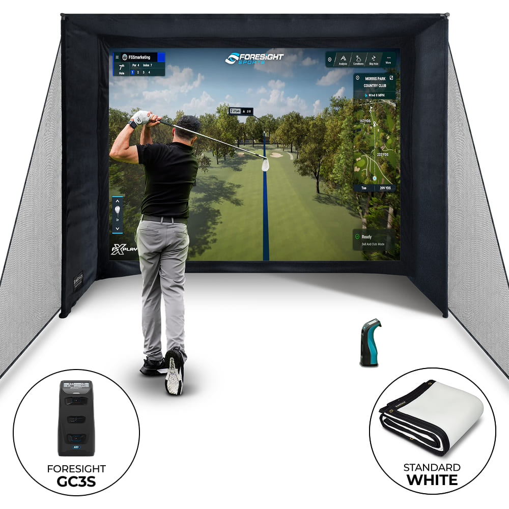 Foresight GC3S SLIM Golf Enclosure Bundle